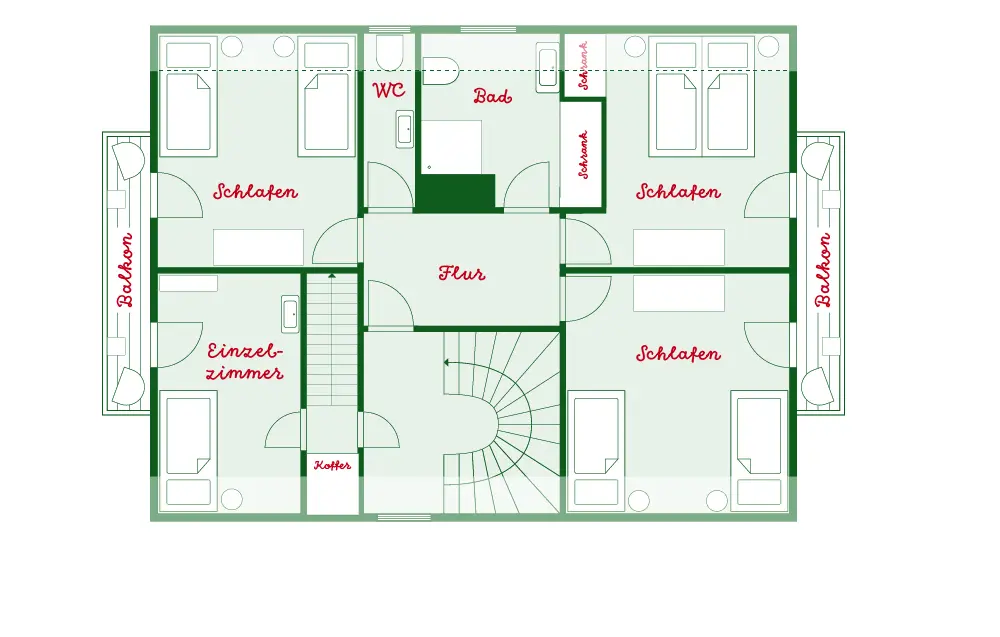 Grundriss — WÄLDER:Quartier St. Blasien, Haus im Glück